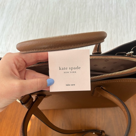 Kate Spade New York "Margaux" Large Leather Convertible Satchel - Picture 5 of 6